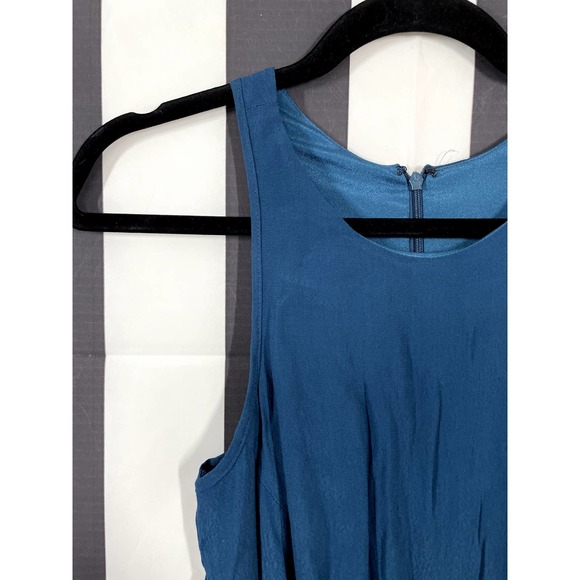 YUMI KIM So Social Tulip-Hem Racerback Midi Dress Dress Ink Size XS - Picture 5 of 11